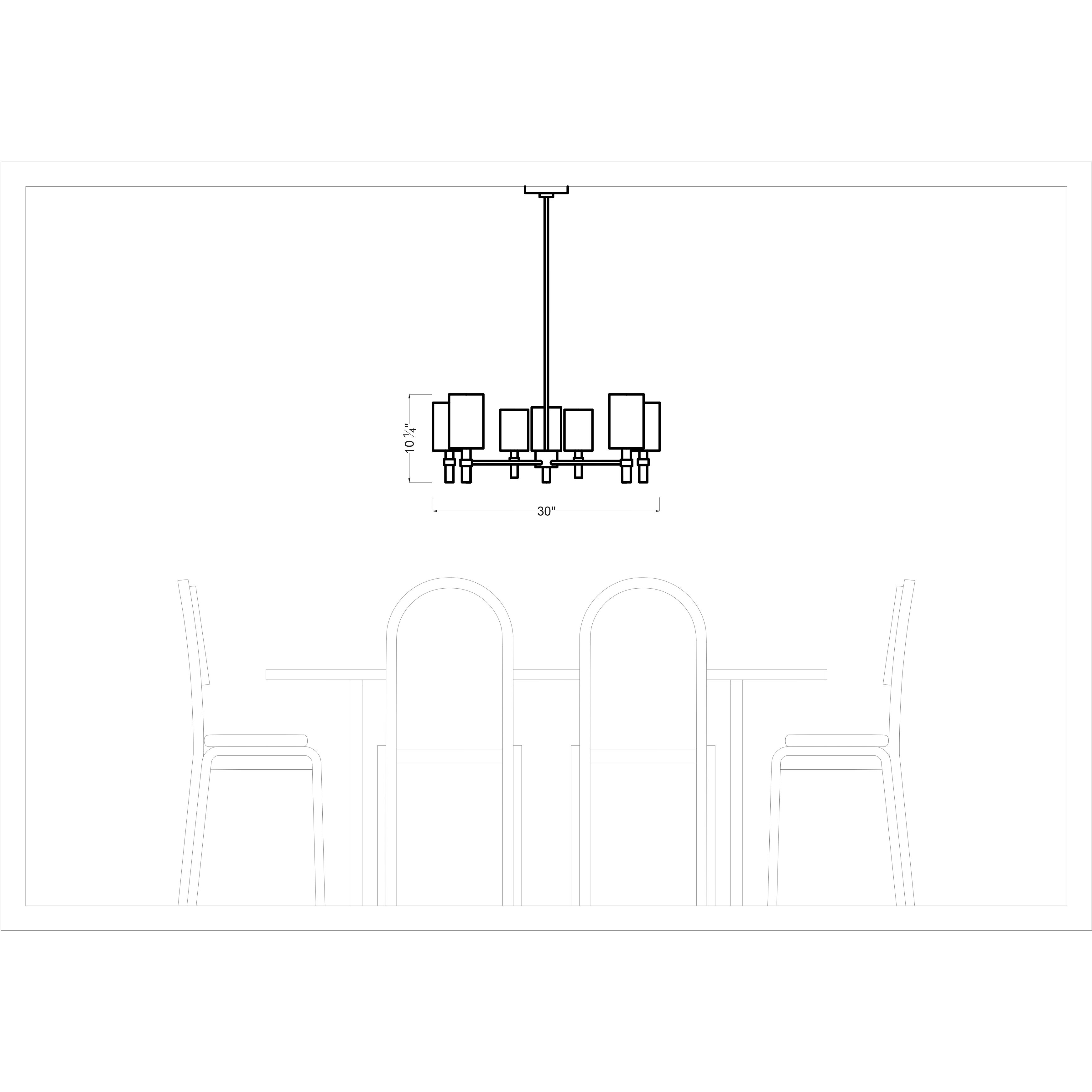 Drew & Jonathan Scott Manor 6 Light 30 inch Satin Brass Chandelier Ceiling Light