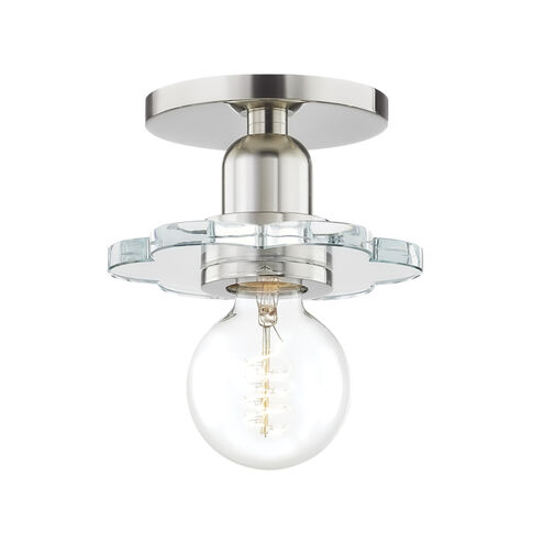 Alexa 1 Light 6 inch Polished Nickel Wall Sconce Wall Light