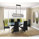 Phraya 24 Light 17 inch Dark Brown Up Chandelier Ceiling Light
