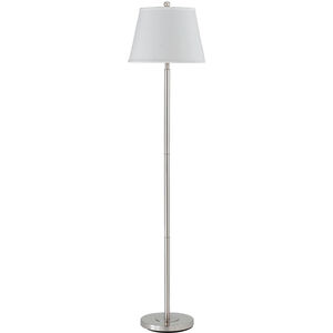 Andros 60 inch 150 watt Brushed Steel Floor Lamp Portable Light