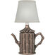 Ellie 14 inch Antique Old Bronze Mini Lamp Portable Light