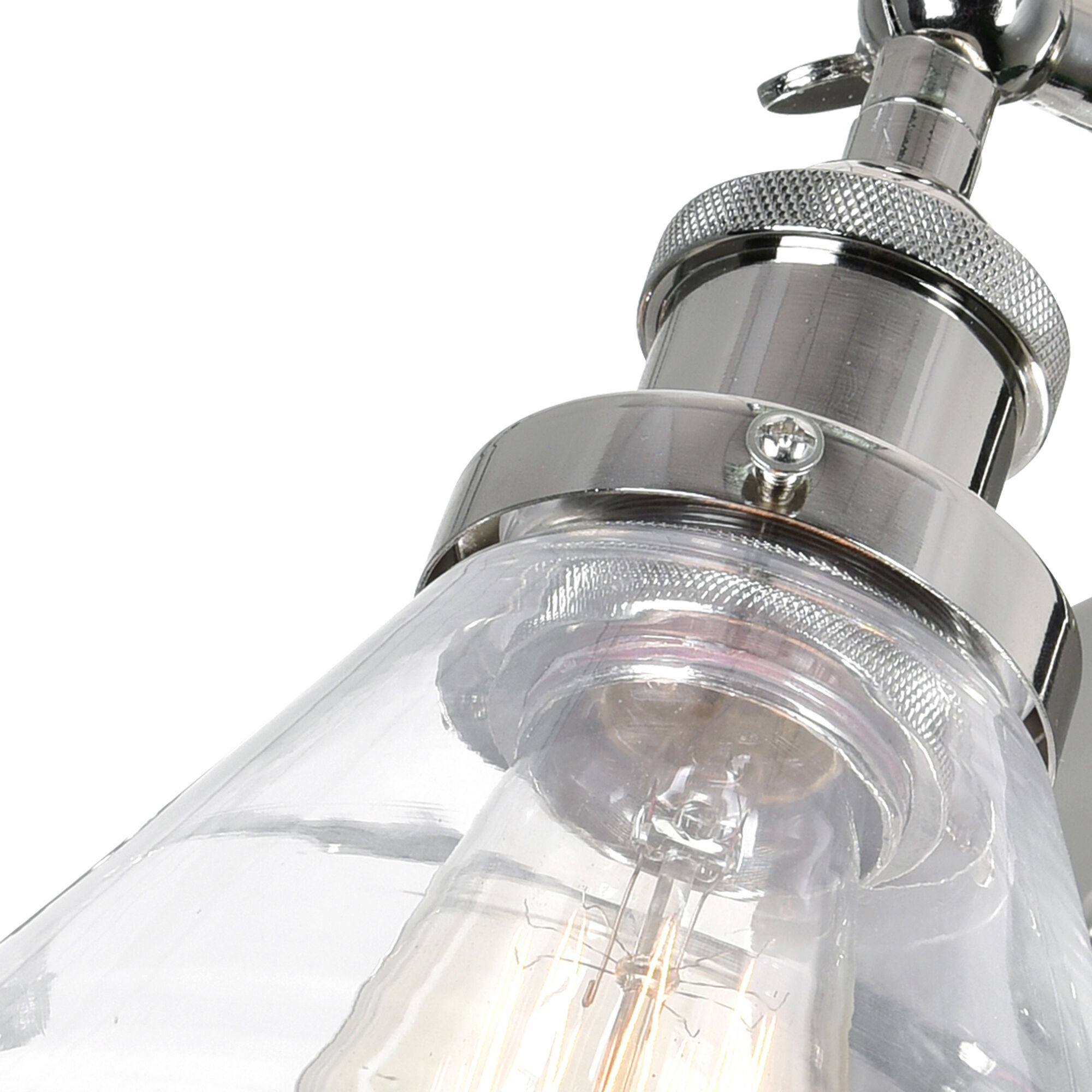 Eustis 1 Light 7 inch Polished Nickel Wall Light