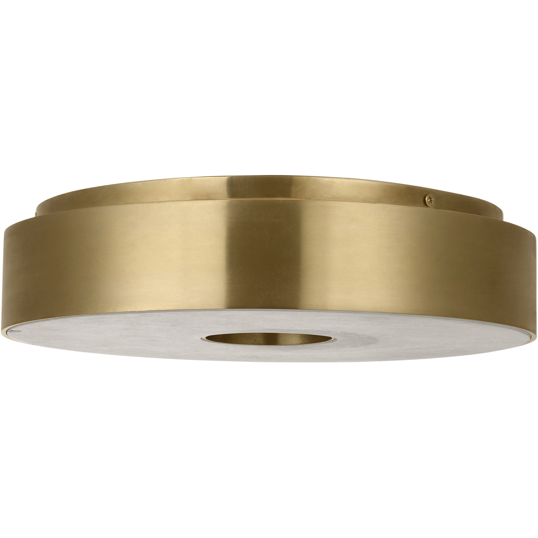 Kelly by Kelly Wearstler Wyllis LED 12 inch Hand Rubbed Antique Brass Flush Mount Ceiling Light