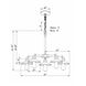 Signature 5 Light 27 inch Vintage Chrome Chandelier Ceiling Light