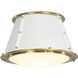 French Maid 1 Light 13.00 inch Flush Mount
