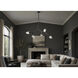 Blossom LED 35.75 inch Black Multi-Light Pendant Ceiling Light