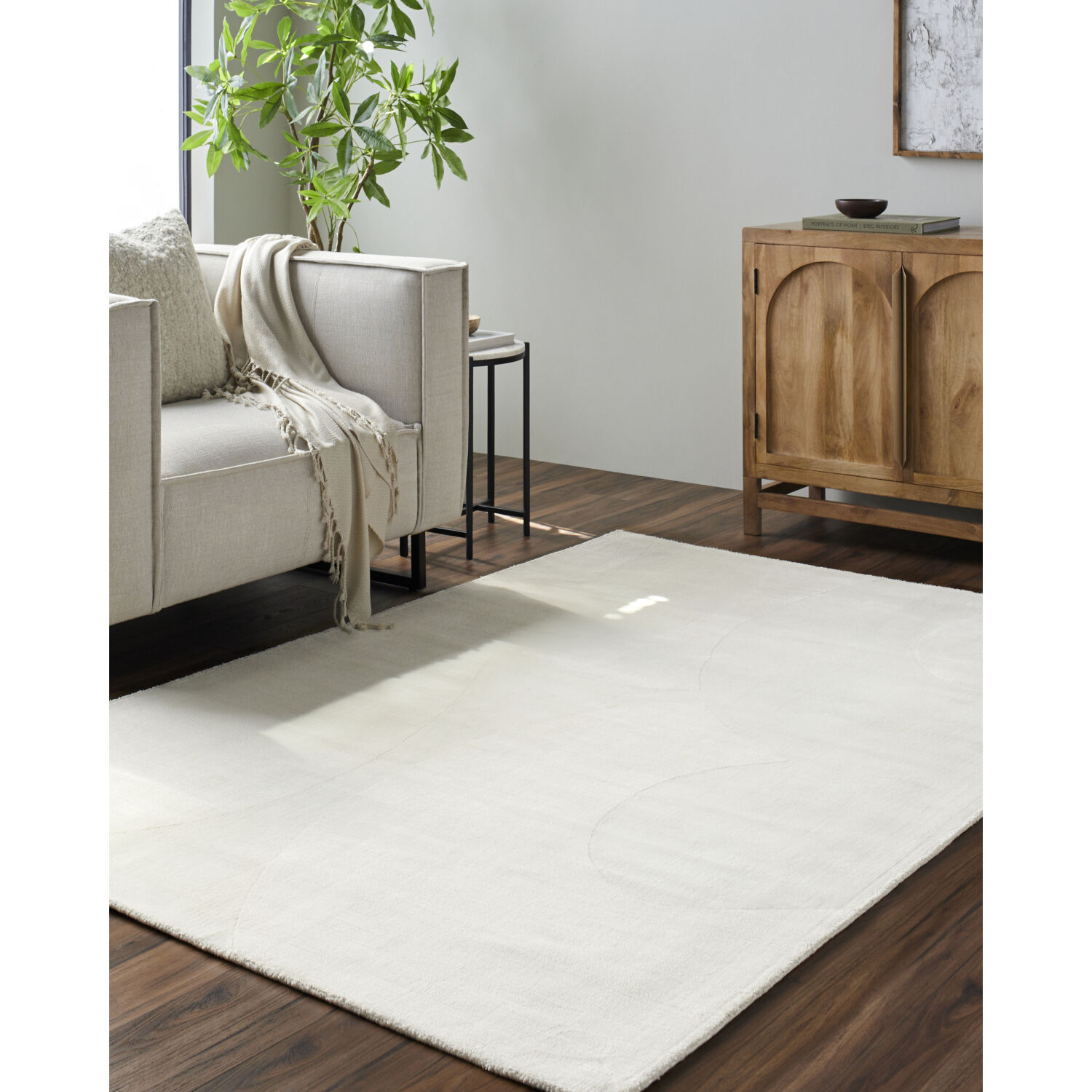 Pier 36 X 24 inch Light Silver Handmade Rug in 2 x 3