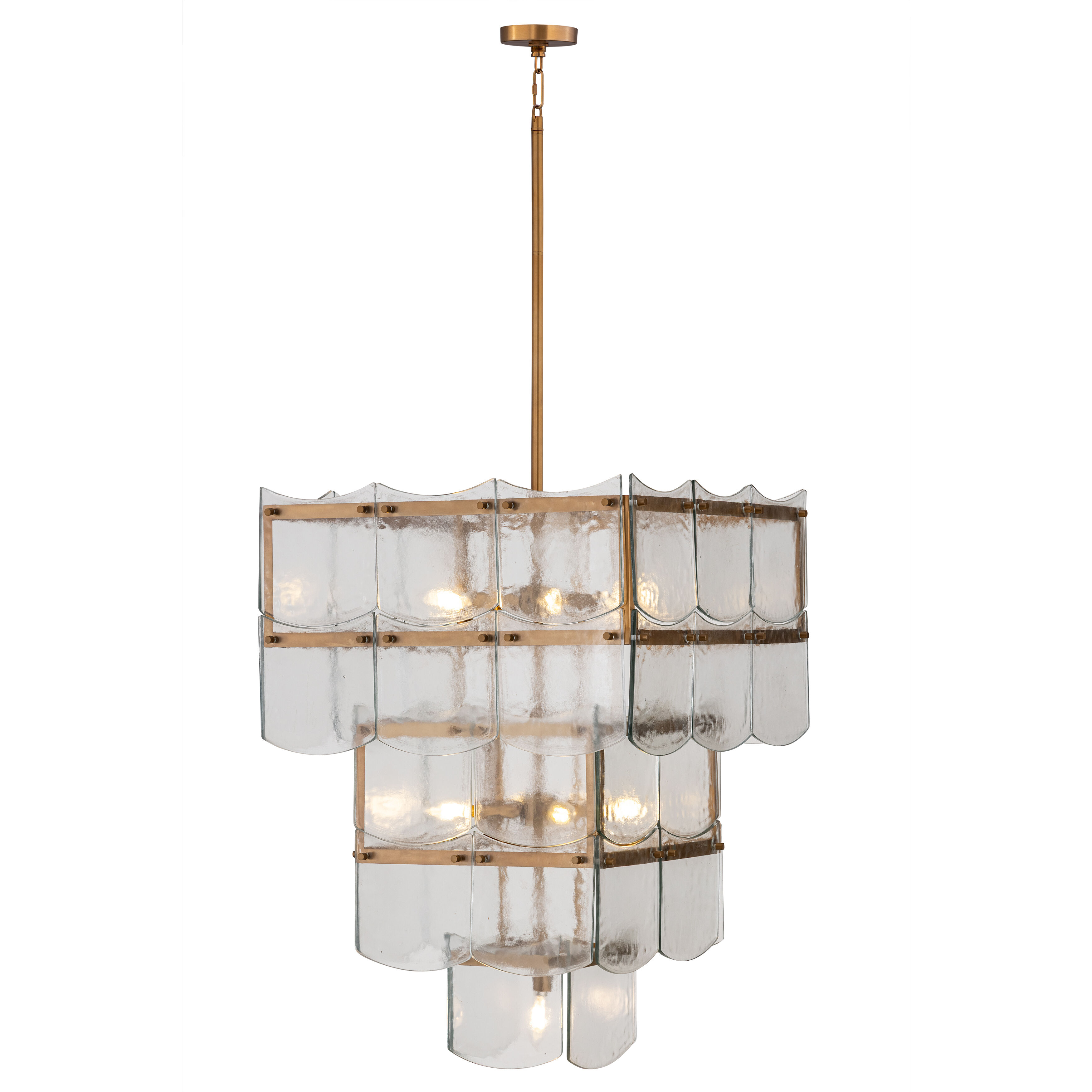 Kiori 9 Light 22.75 inch Legacy Brass Pendant Ceiling Light