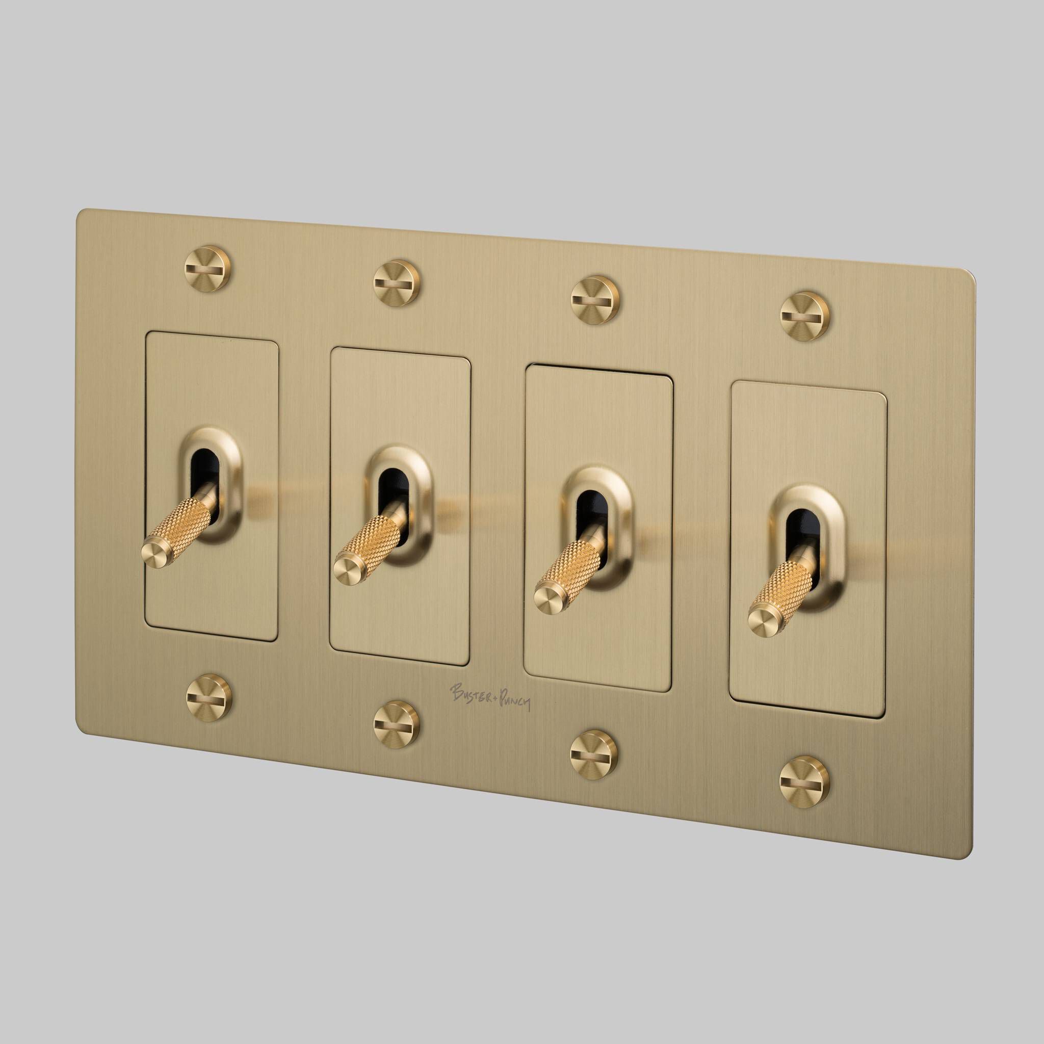 4G Toggle 120-277 Brass Light Switch