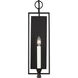 C&M by Chapman & Myers Keystone 1 Light 6.38 inch Aged Iron Wall Sconce Wall Light