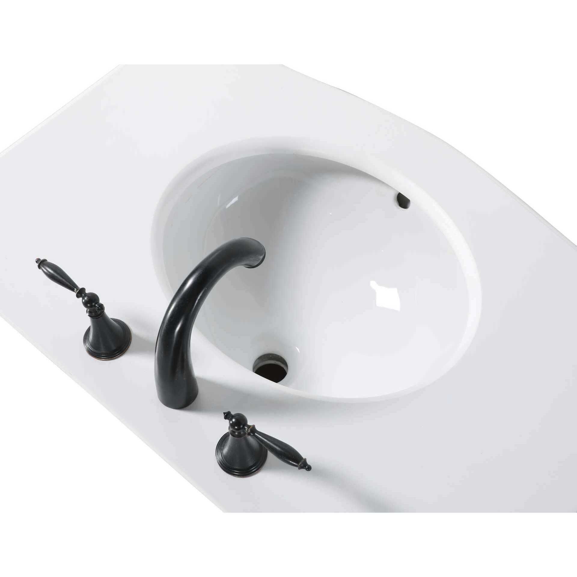 Danville 66 X 36 inch Antique Beige Bathroom Vanity Cabinet