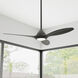 Surea 56 inch Matte Black Outdoor Ceiling Fan