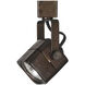 HT Series 1 Light 120V Rust Track Head Ceiling Light, Square