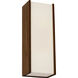 Kelly Wearstler Satori LED 4.5 inch Natural Walnut ADA Boxed Sconce Wall Light