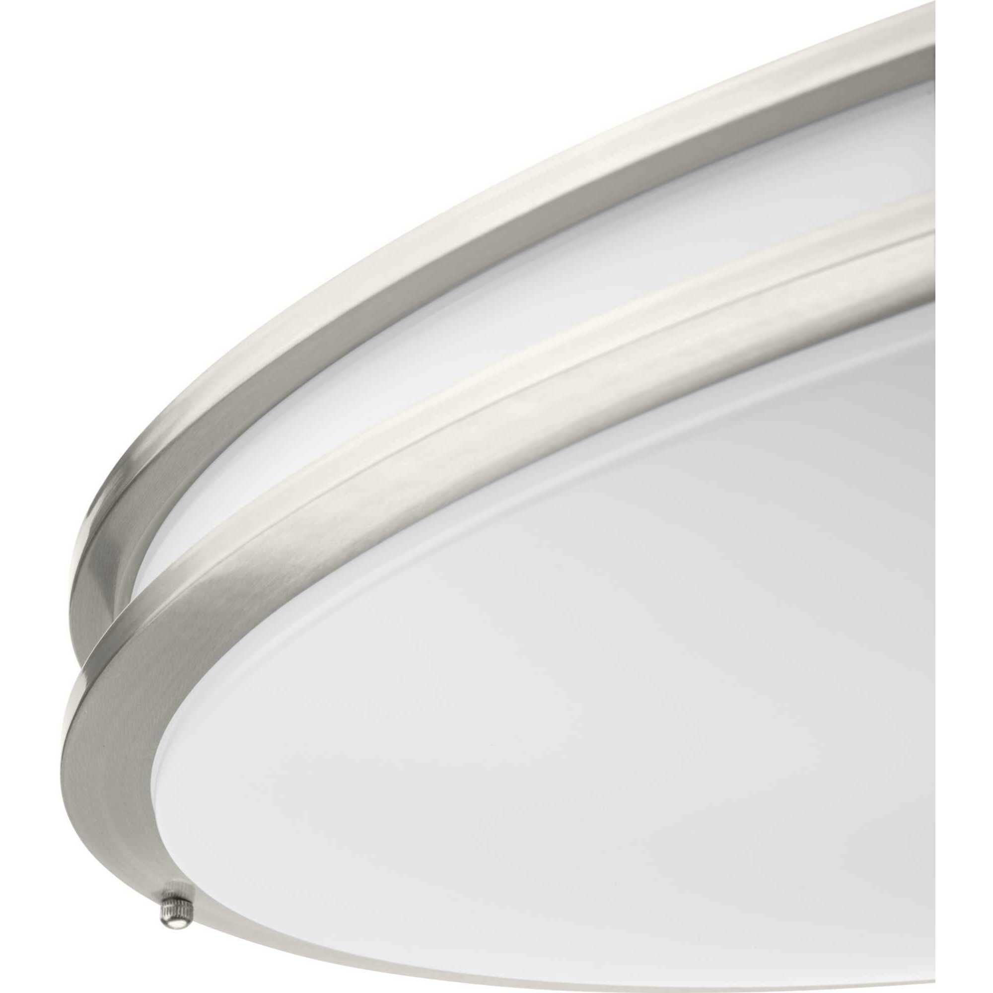 Abide LED LED 18.1 inch Brushed Nickel Flush Mount Ceiling Light, Extra Large, Progress LED