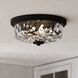 Northlake 2 Light 13 inch Matte Black Flush Mount Ceiling Light