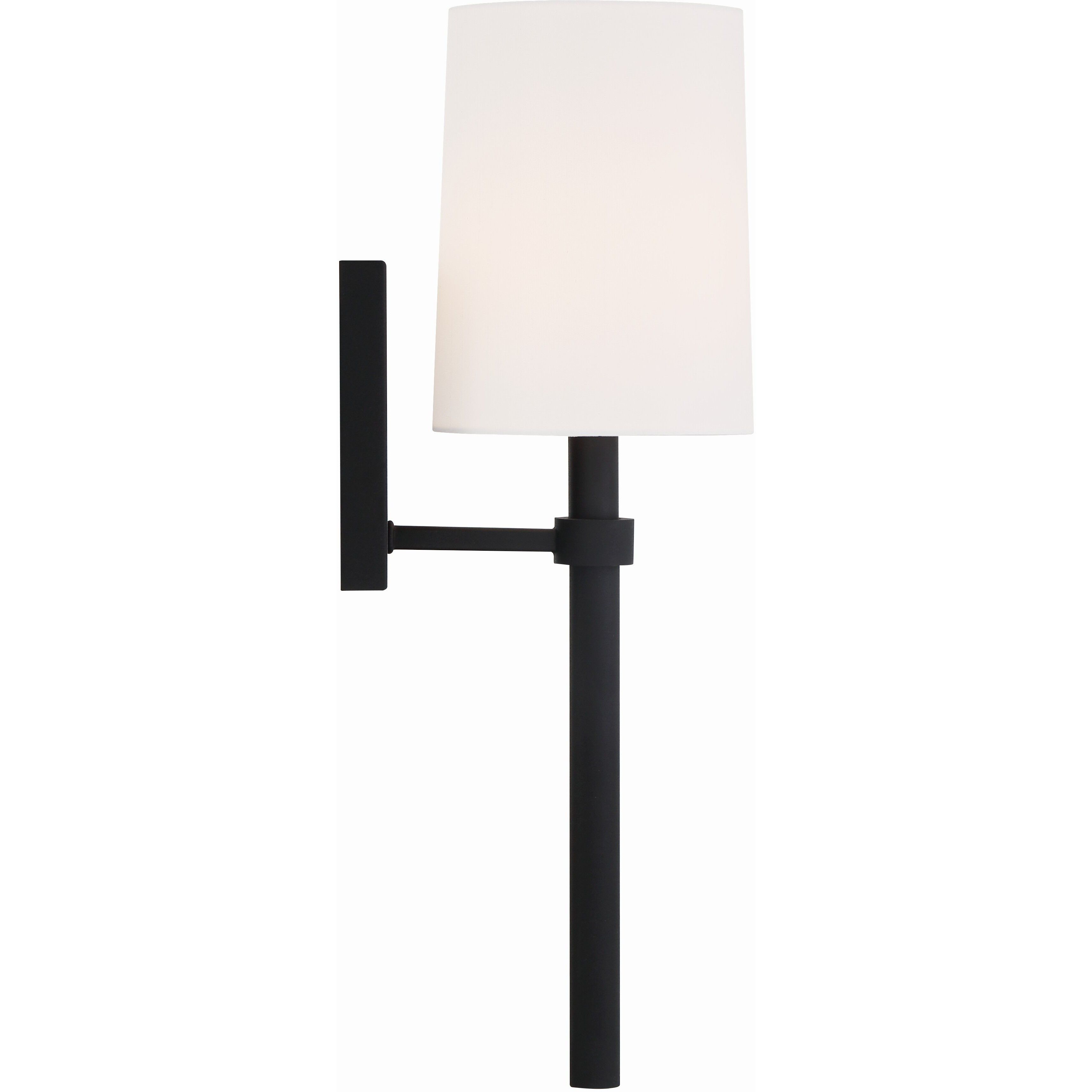 Bromley Bath Sconce Wall Light in Black Forged
