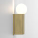 Ortona 1 Light 4.33 inch Matte Brushed Brass ADA Interior Wall Light