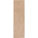 Linen 96 X 30 inch Brown Runner, Linen and Viscose