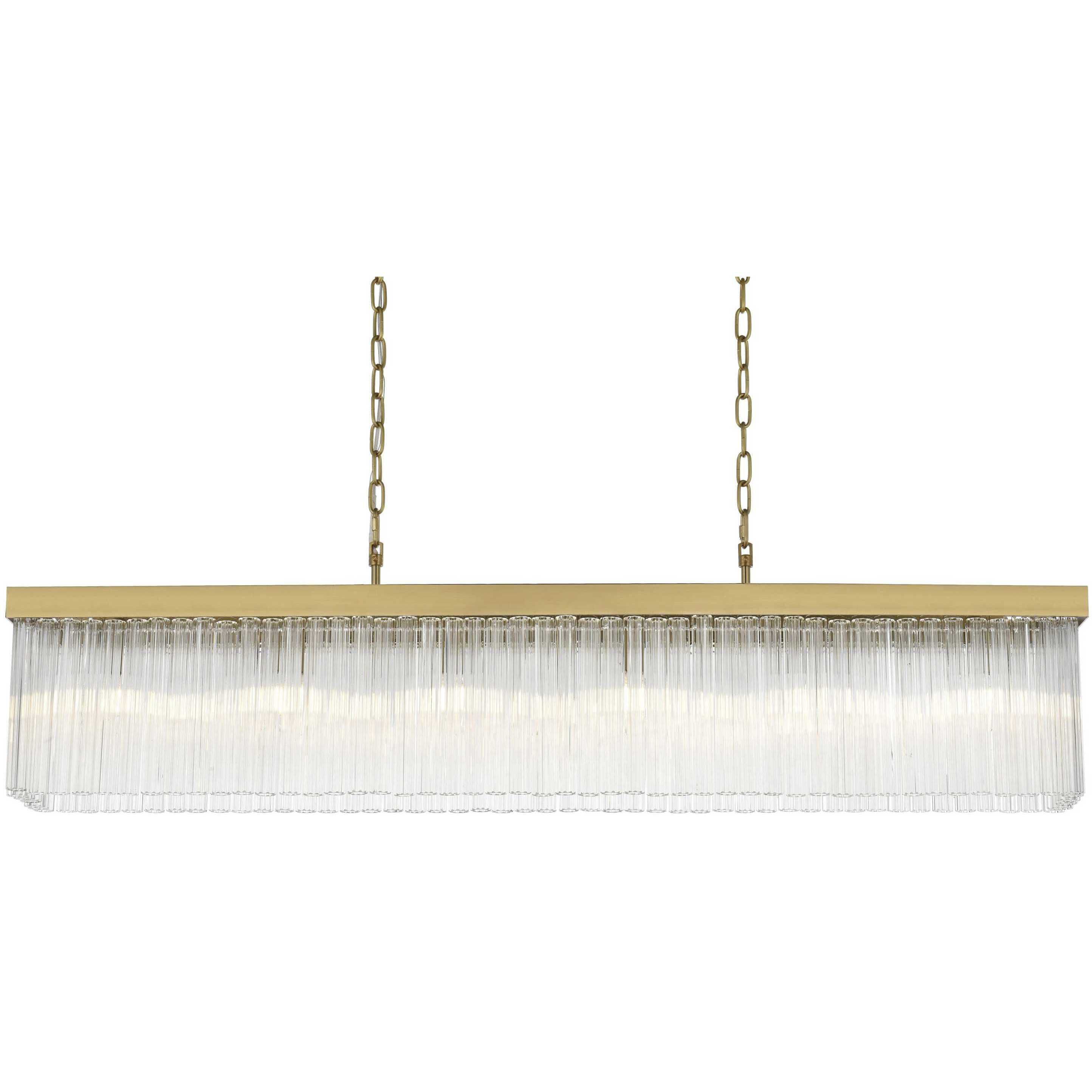 Harlow 6 Light 8 inch Satin Gold Chandelier Ceiling Light