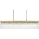 Harlow 6 Light 8 inch Satin Gold Chandelier Ceiling Light