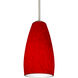 Chrissy LED Satin Nickel Cord Pendant Ceiling Light