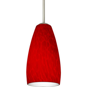 Chrissy LED Satin Nickel Cord Pendant Ceiling Light