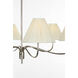Chapman & Myers Hollings LED 41.5 inch Pewter Chandelier Ceiling Light