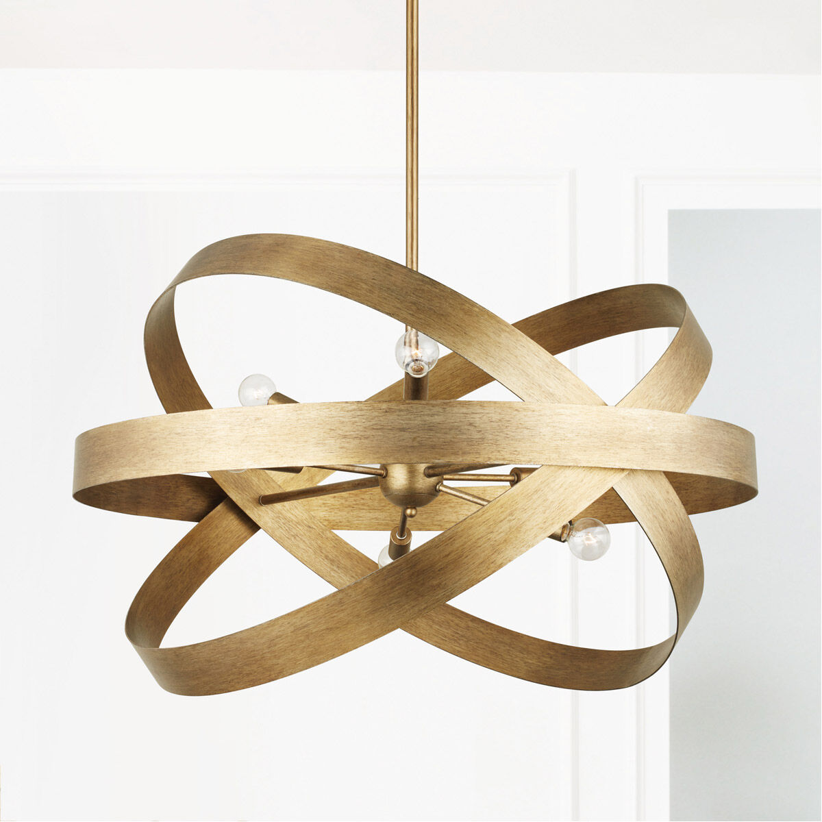 Jude 6 Light 32 inch Mystic Luster Chandelier Ceiling Light