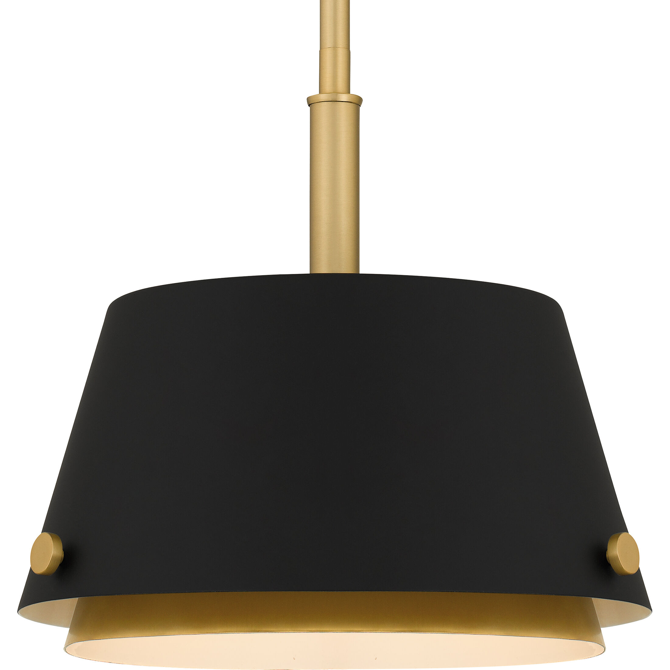 Scarlett 1 Light 12.5 inch Matte Black Mini Pendant Ceiling Light