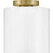 Pippa LED 8.5 inch Lacquered Brass Foyer Light Ceiling Light, Flush Mount