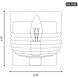 Drew & Jonathan Lochdale 1 Light 5.38 inch Satin Brass Sconce Wall Light, Small