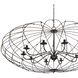 Zucca 10 Light 58 inch English Bronze and Antique Gold Chandelier Ceiling Light