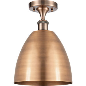 Ballston Dome 1 Light 9 inch Antique Copper Semi-Flush Mount Ceiling Light