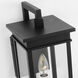 C&M by Chapman & Myers Cupertino 1 Light 15 inch Textured Black Outdoor Wall Lantern