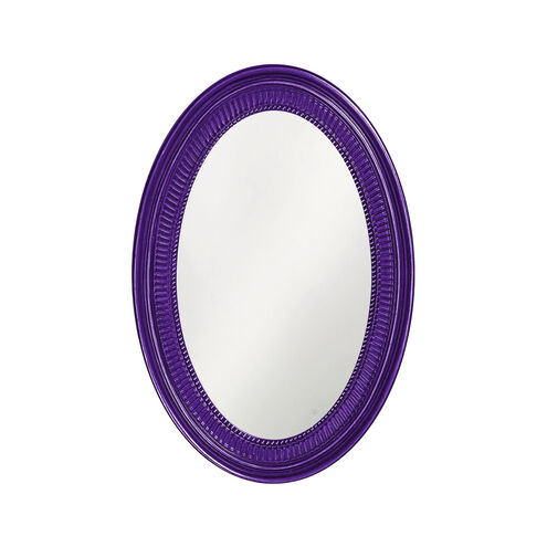 Ethan 31 X 21 inch Glossy Royal Purple Wall Mirror