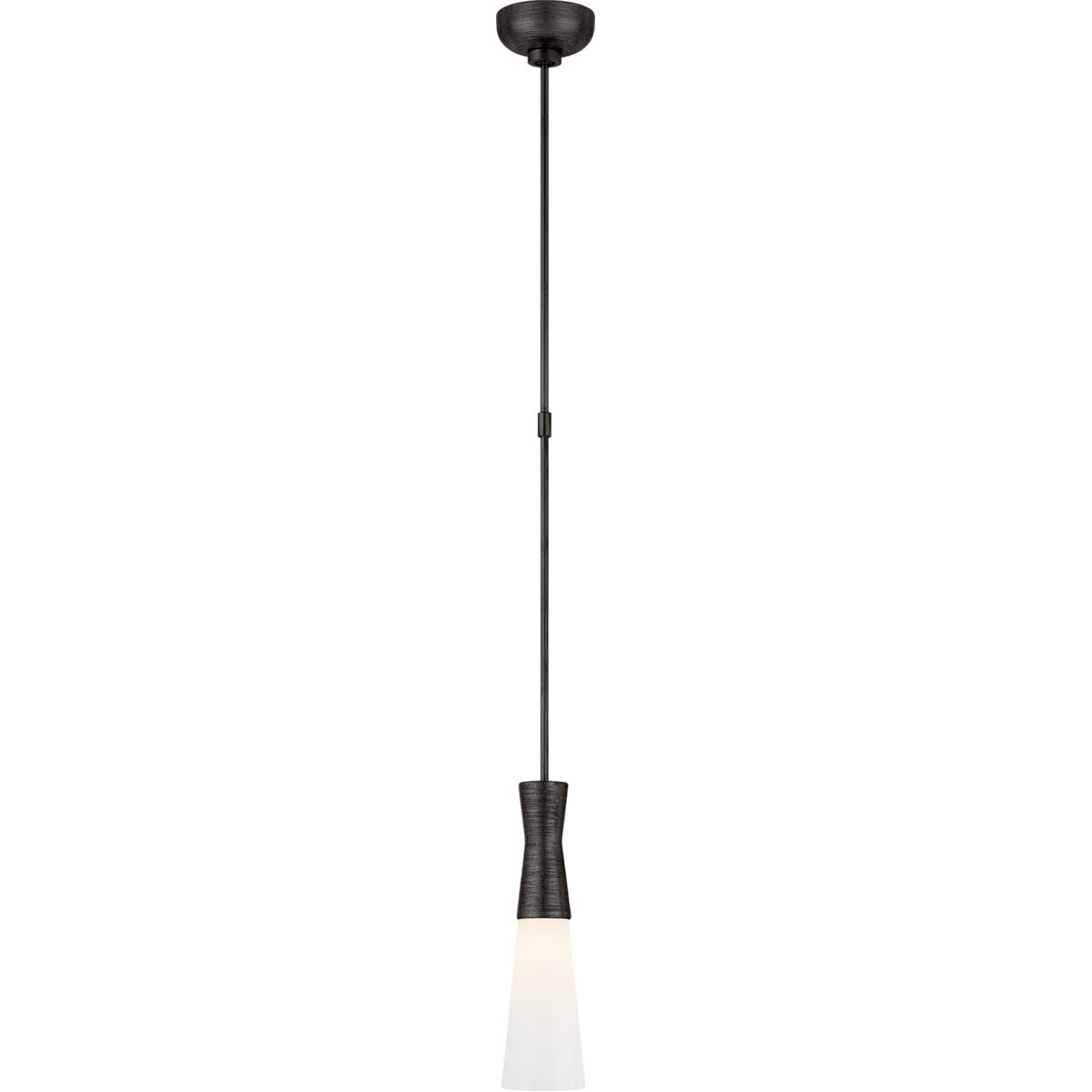 Kelly Wearstler Utopia 1 Light 4 inch Aged Iron Pendant Ceiling Light, Small