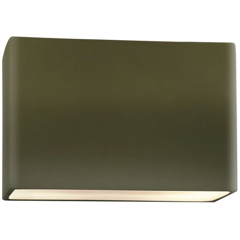 Ambiance 2 Light 12 inch Matte Green Wall Sconce Wall Light