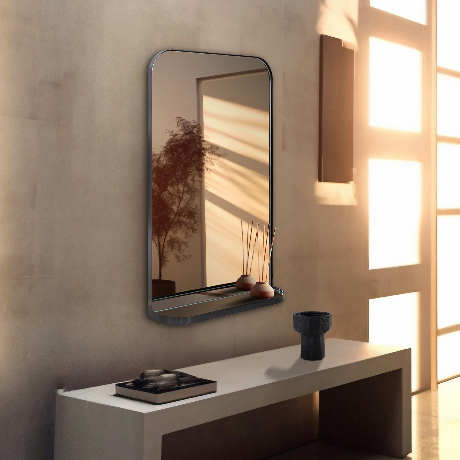 Pulaski 36 X 22 inch Black Mirror