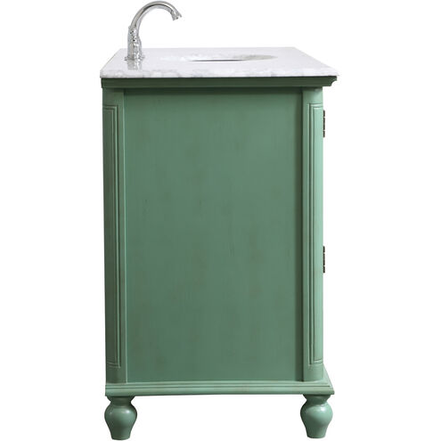 Rhodes 48 X 48 X 35 inch Vintage Mint and Brushed Nickel Vanity Sink Set