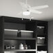 Bardot 44 inch Fresh White with Fresh White/Light Oak Blades Ceiling Fan