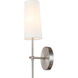 Mel 1 Light 5 inch Burnished Nickel Wall sconce Wall Light