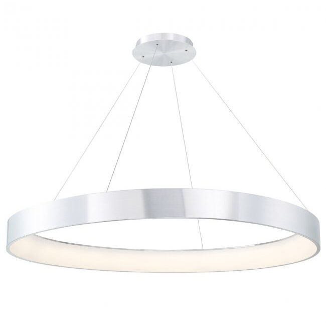 Corso LED 52.5 inch Brushed Aluminum Pendant Ceiling Light, dweLED
