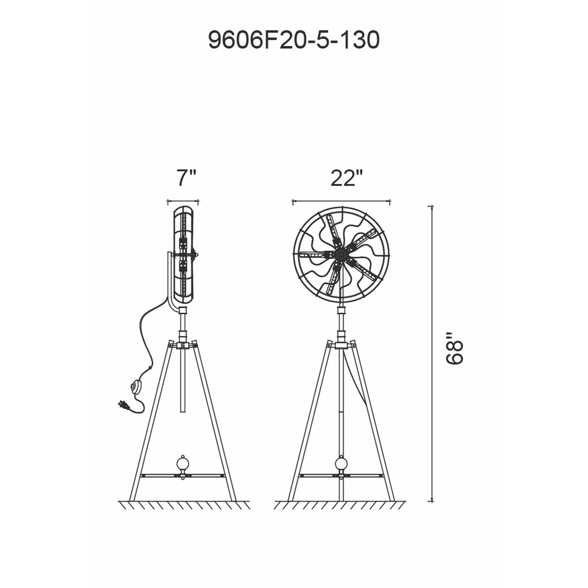 Pamela 68 inch 60.00 watt Rust Floor Lamp Portable Light