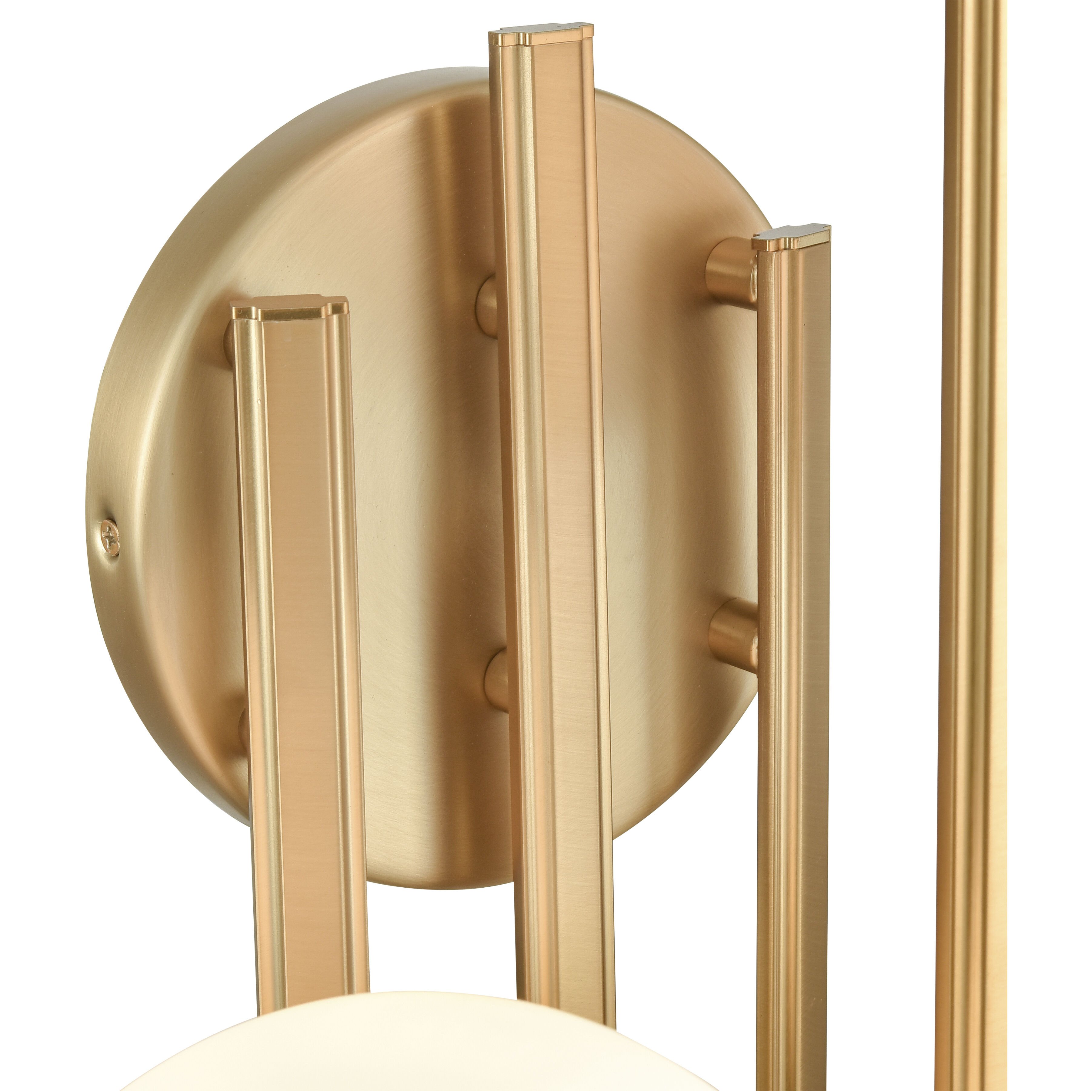 Caroline 3 Light 13.25 inch Brushed Gold Sconce Wall Light, Right