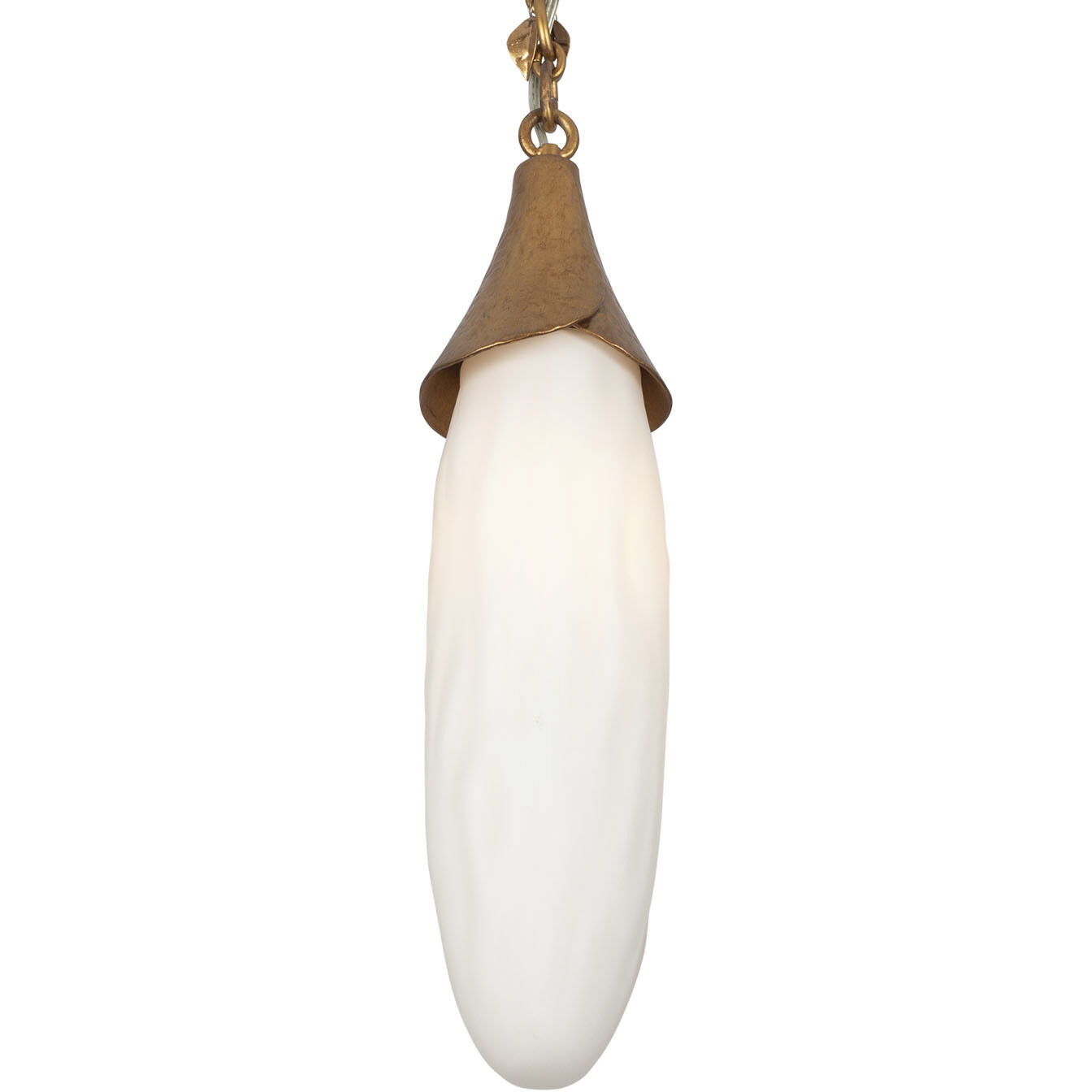 Bougainvillea 1 Light 5 inch Warm Gold Pendant Ceiling Light