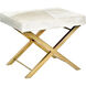 Canada 19 inch Gold Ottoman