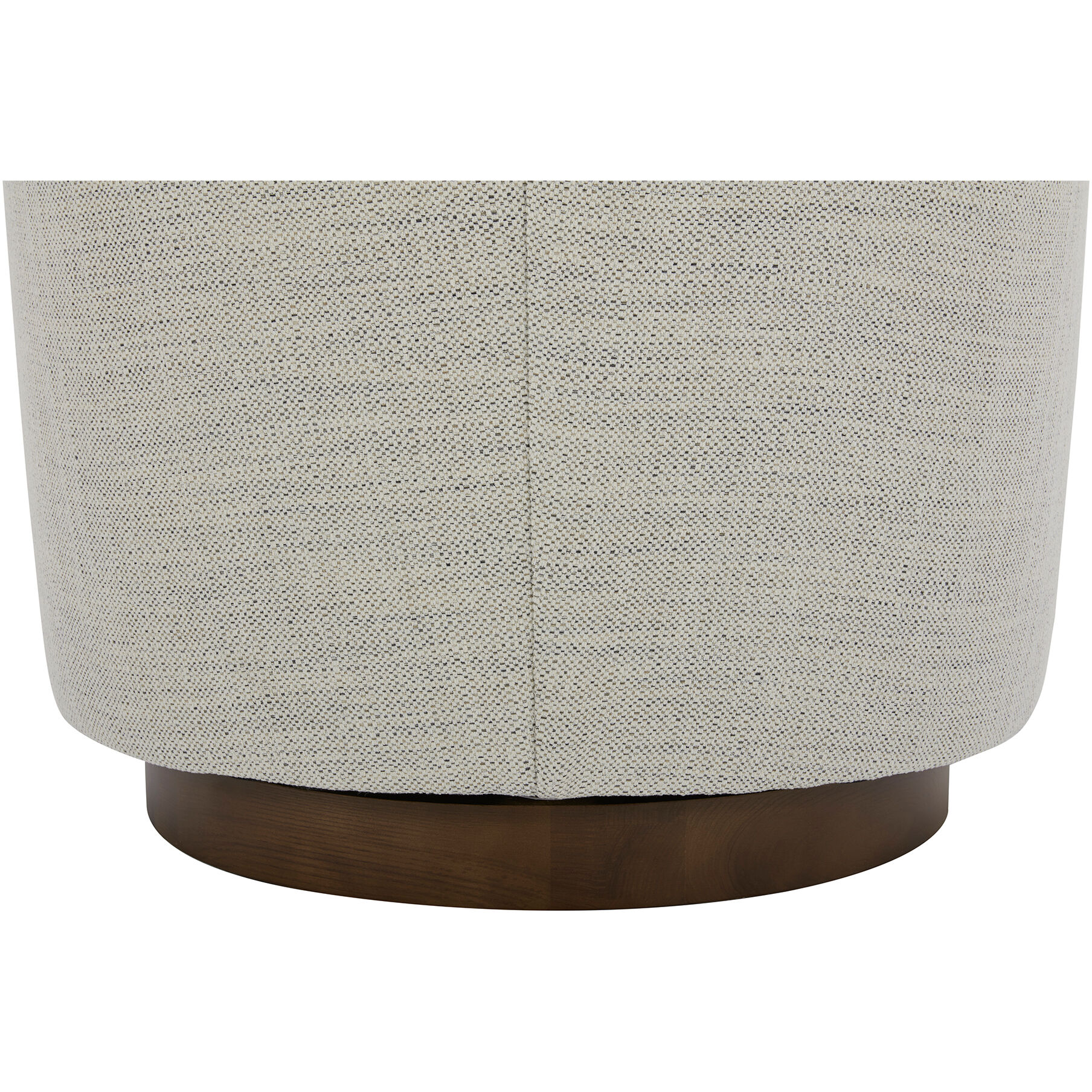 Oscy White Swivel Chair