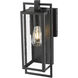 Stockwell 1 Light 16.5 inch Matte Black Exterior Wall Mount