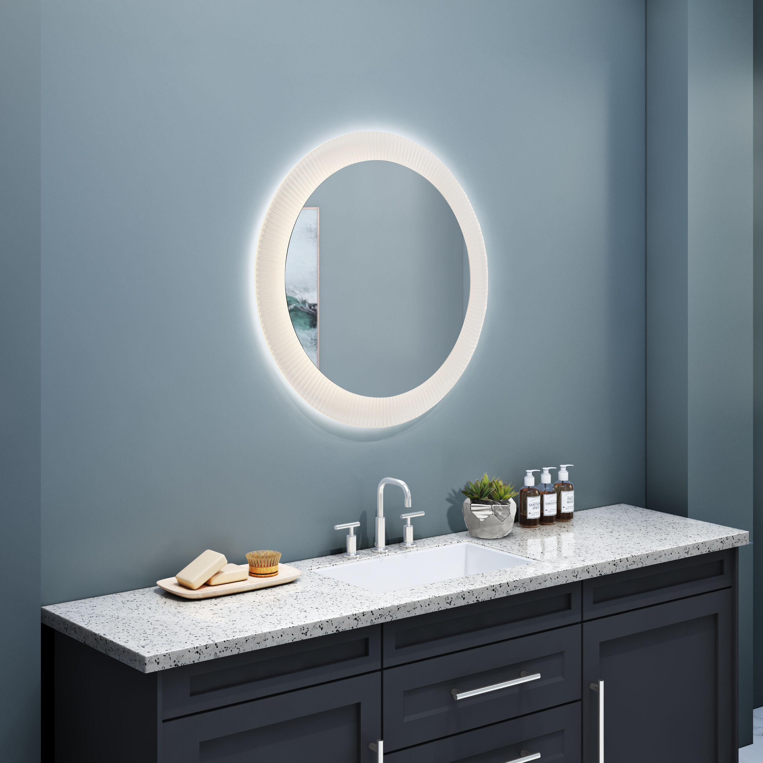 Reflections 23.6 X 23.6 inch Clear LED Mirror